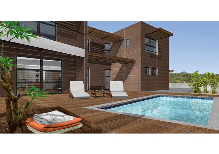 Bardage Bois Pin Rétifié