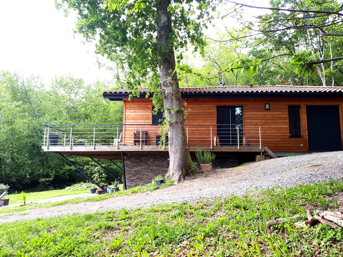 Réalisation Maison Bois St Martin de Seignanx