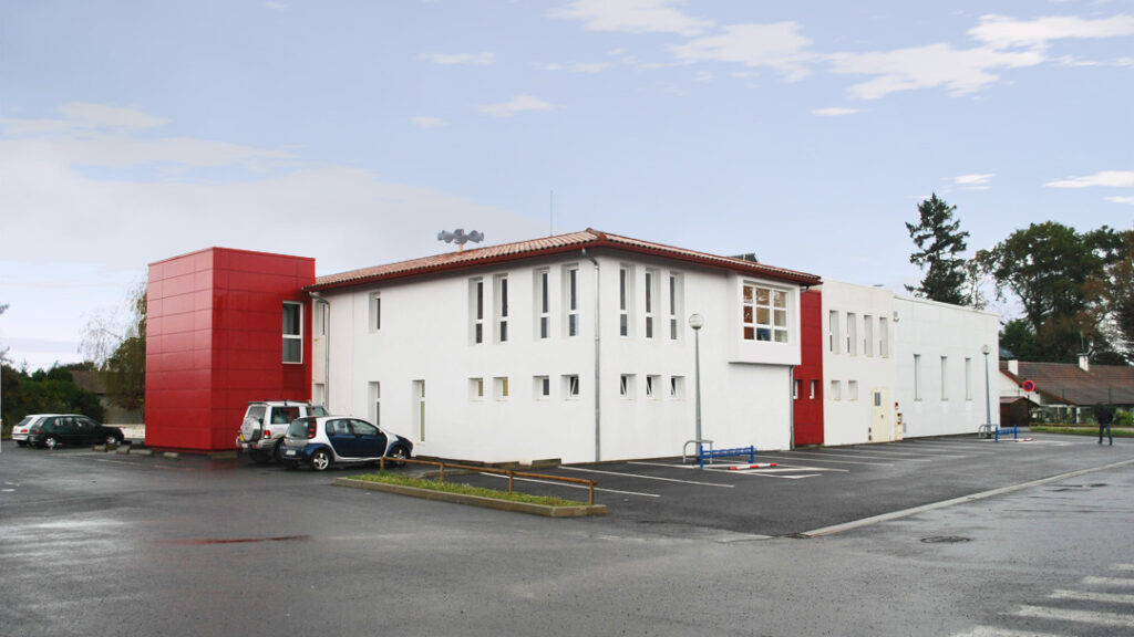 Réhabilitation par architecte bâtiment pompier Pays Basque