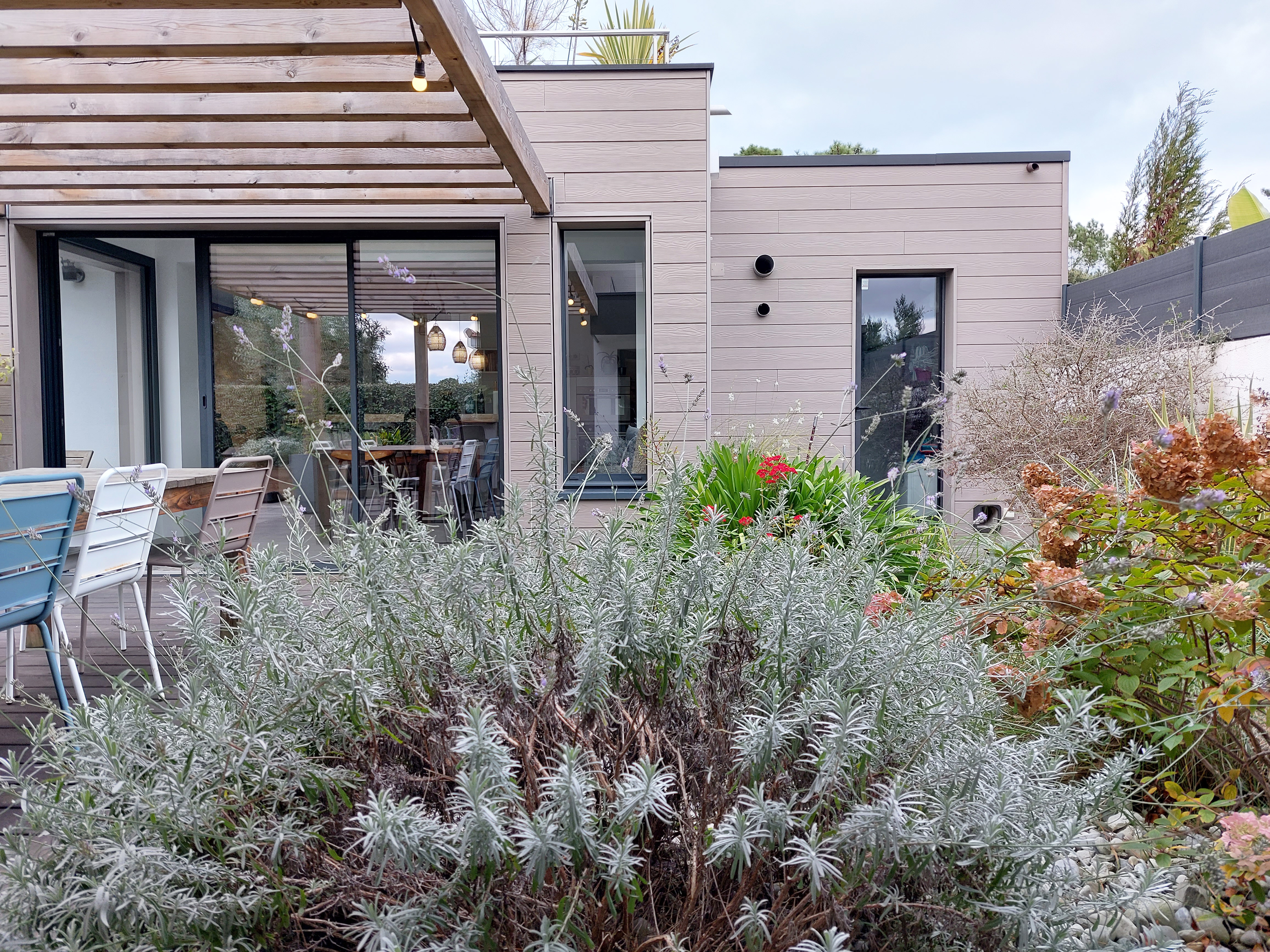Pergola maison à labenne océan